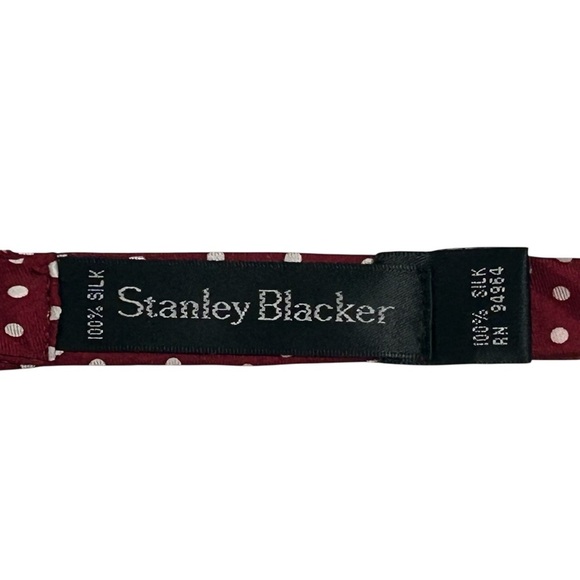 Brooks Brother/Stanley Blacker Four Silk Bow Ties 3 x 17.5” neck & 1 x 16.5” - Picture 11 of 13